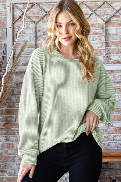 Sage Corded Top