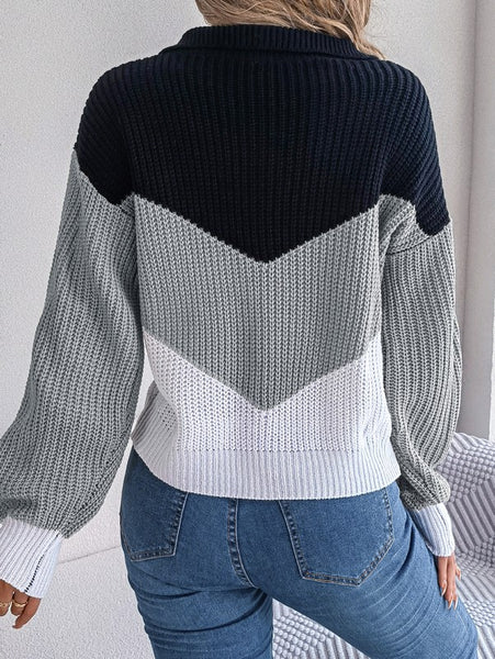 Colorblock Sweater