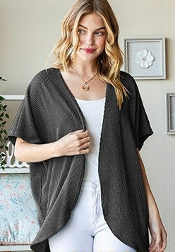 Dolman Charcoal Cardigan